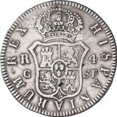 Reverse 4 Reales 1811 C SF Armored bust