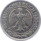 Obverse 50 Reichspfennig 1930 A