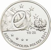 Obverse 10 Zlotych 2011 MW Poland’s Presidency of the Council of the EU