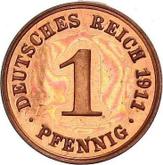 Obverse 1 Pfennig 1911 A