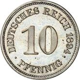 Obverse 10 Pfennig 1894 E