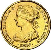Obverse 100 Reales 1856