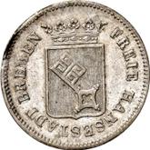 Obverse 6 Grote 1840