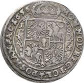 Reverse Ort (18 Groszy) 1656 AT Straight shield