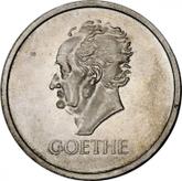 Reverse 5 Reichsmark 1932 J Goethe