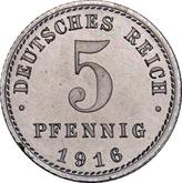 Obverse 5 Pfennig 1916 A