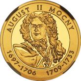 Reverse 100 Zlotych 2005 MW ET Augustus II the Strong