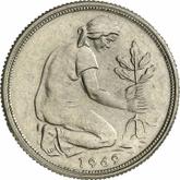 Reverse 50 Pfennig 1969 G