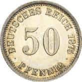 Obverse 50 Pfennig 1875 D