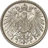 Reverse 10 Pfennig 1909 A
