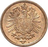 Reverse 2 Pfennig 1876 G