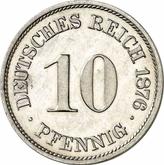 Obverse 10 Pfennig 1876 A