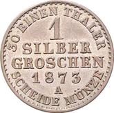 Reverse Silber Groschen 1873 A