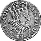 Obverse 3 Groszy (Trojak) 1606 C Krakow Mint