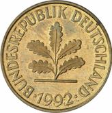 Reverse 10 Pfennig 1992 A