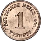 Obverse 1 Pfennig 1900 F