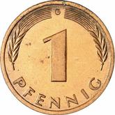 Obverse 1 Pfennig 1985 G