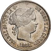 Obverse 10 Centavos 1866