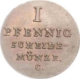 Reverse 1 Pfennig 1827 C
