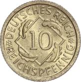 Obverse 10 Reichspfennig 1930 D