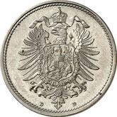 Reverse 10 Pfennig 1874 D