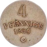 Reverse 4 Pfennig 1826