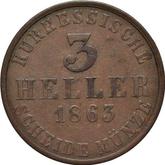 Reverse 3 Heller 1863