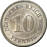 Obverse 10 Pfennig 1875 E