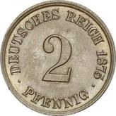 Obverse 2 Pfennig 1875 G