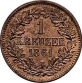 Reverse Kreuzer 1861