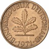 Reverse 2 Pfennig 1971 G