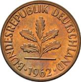 Reverse 2 Pfennig 1962 F