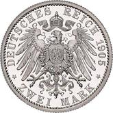 Reverse 2 Mark 1905 A Saxe-Coburg-Gotha