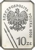 Obverse 10 Zlotych 2006 MW ET History of the Polish Cavalry: The Piast Horseman