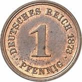 Obverse 1 Pfennig 1873 A