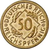 Obverse 50 Reichspfennig 1924 E
