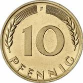 Obverse 10 Pfennig 1973 F