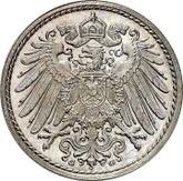 Reverse 5 Pfennig 1908 G