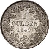 Reverse Gulden 1847