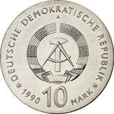 Reverse 10 Mark 1990 A Johann Fichte