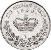 Reverse Gulden 1830 L