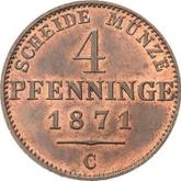 Reverse 4 Pfennig 1871 C