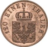 Obverse 3 Pfennig 1852 A