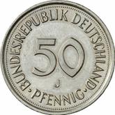 Obverse 50 Pfennig 1985 J