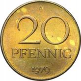 Obverse 20 Pfennig 1979 A