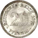 Obverse 20 Pfennig 1875 D