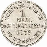 Reverse Neu Groschen 1873 B