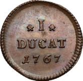 Reverse Weight of Ducat 1767