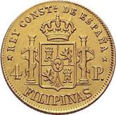 Reverse 4 Pesos 1880
