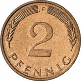 Obverse 2 Pfennig 1973 F
